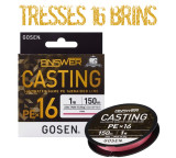 tresses 16 brins pour la pêche