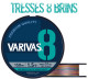 tresses 8 brins pour la pêche